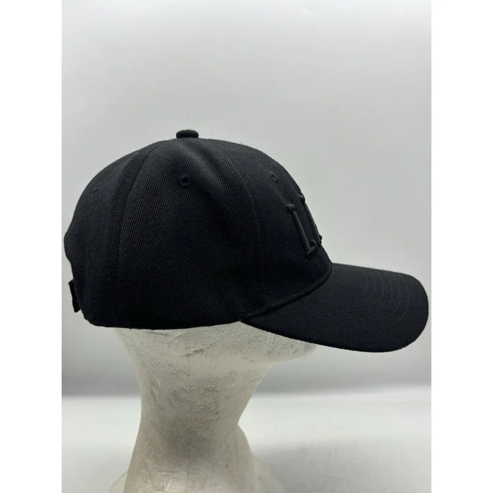 LAPD Blackout Embroidered Logo Hat Academy Fits Adjustable Strap